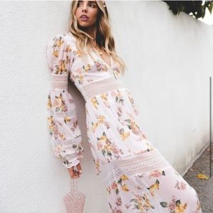 For Love and Lemons Claudette Maxi Dress